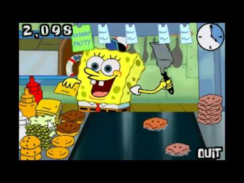 spongebob patty flipping game